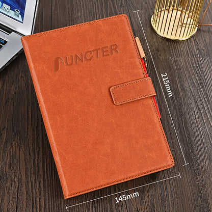5.71'' X 8.47'' PU Leather A5 Notepad W/A Pen Holder