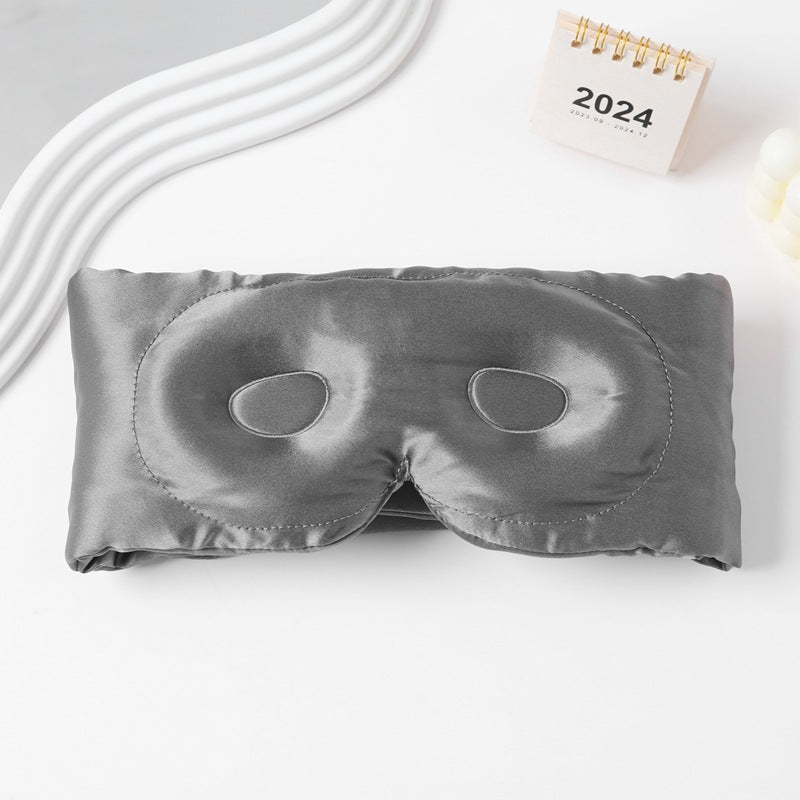 Silk 3D Sleep Eye Mask W/ Adjustable Magic Tape