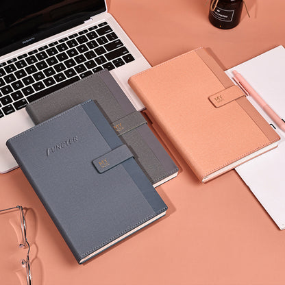 B5 PU Leather Patchwork Notebook