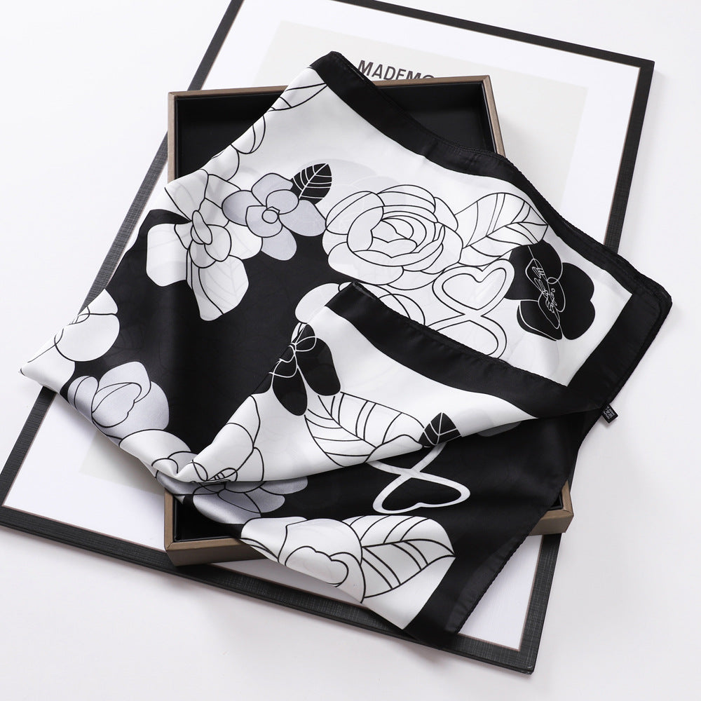 28" x 28" Stain Square Scarf Neck Scarves Kerchief Neckerchief Headband Handbags Wrap Scarf #26