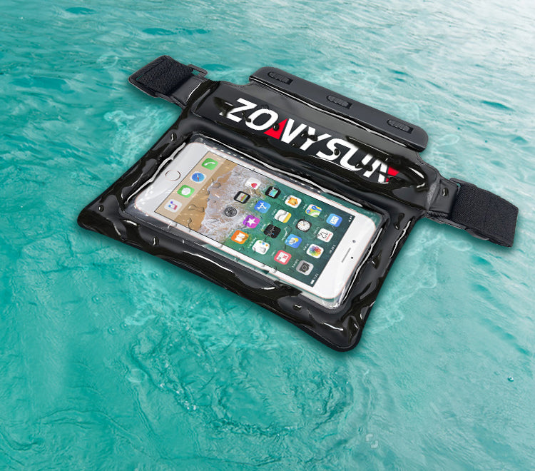 Inflatable Float TPU Waterproof Waist Bag For Smart Phones