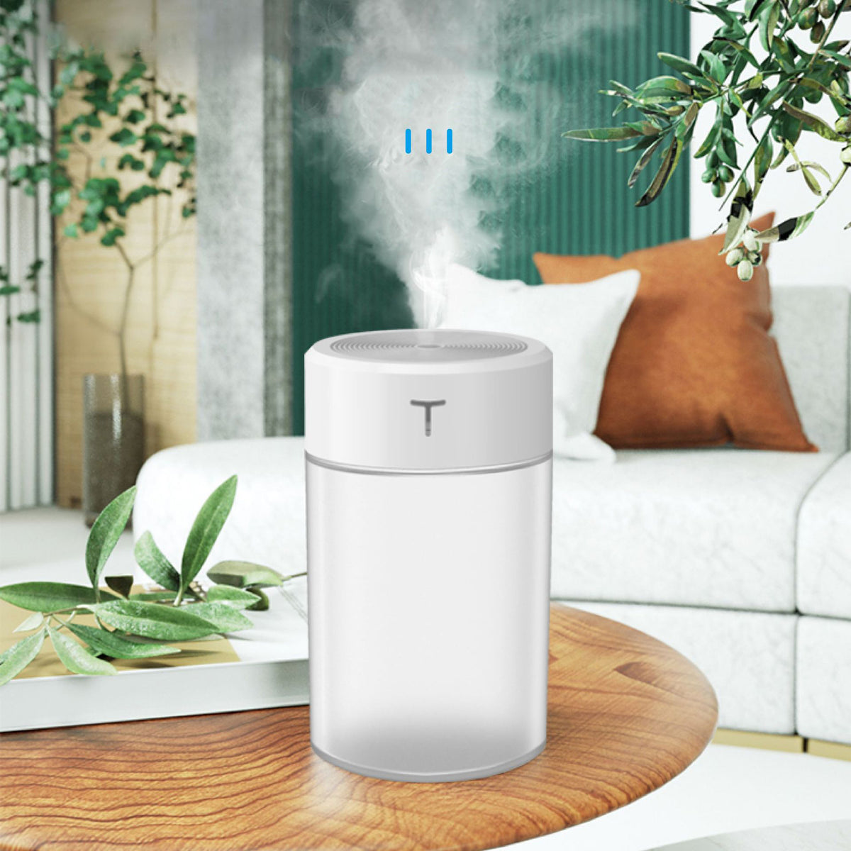 360ml Mini Portable USB Humidifier Cool Mist Humidifier w/Night Light For Bedroom