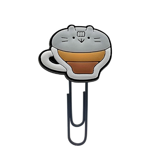 Custom Cat Bookmark PVC Paper Clip