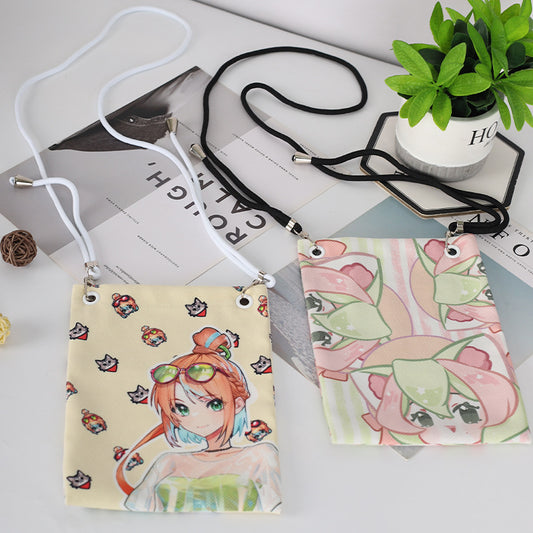 Canvas Mini Crossbody Bag Single Shoulder Bag Daily Cell Phone Purse Bag Stadium Approved Bag