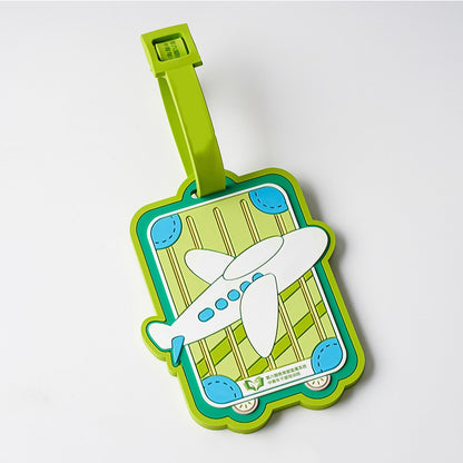 Fully Customizable 3D Raised Soft PVC Luggage Tag For Suitcase Travel Baggage Identification