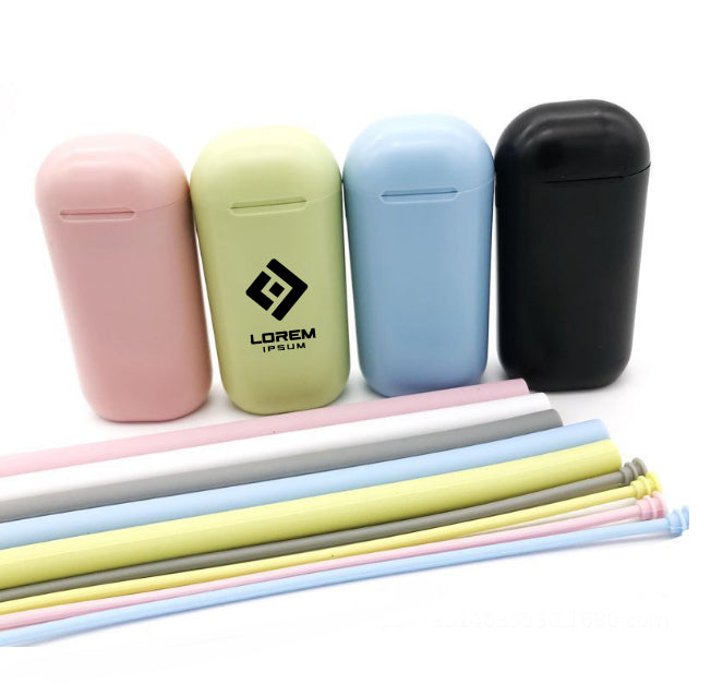 Silica Gel Folding Environmental Protection Straw