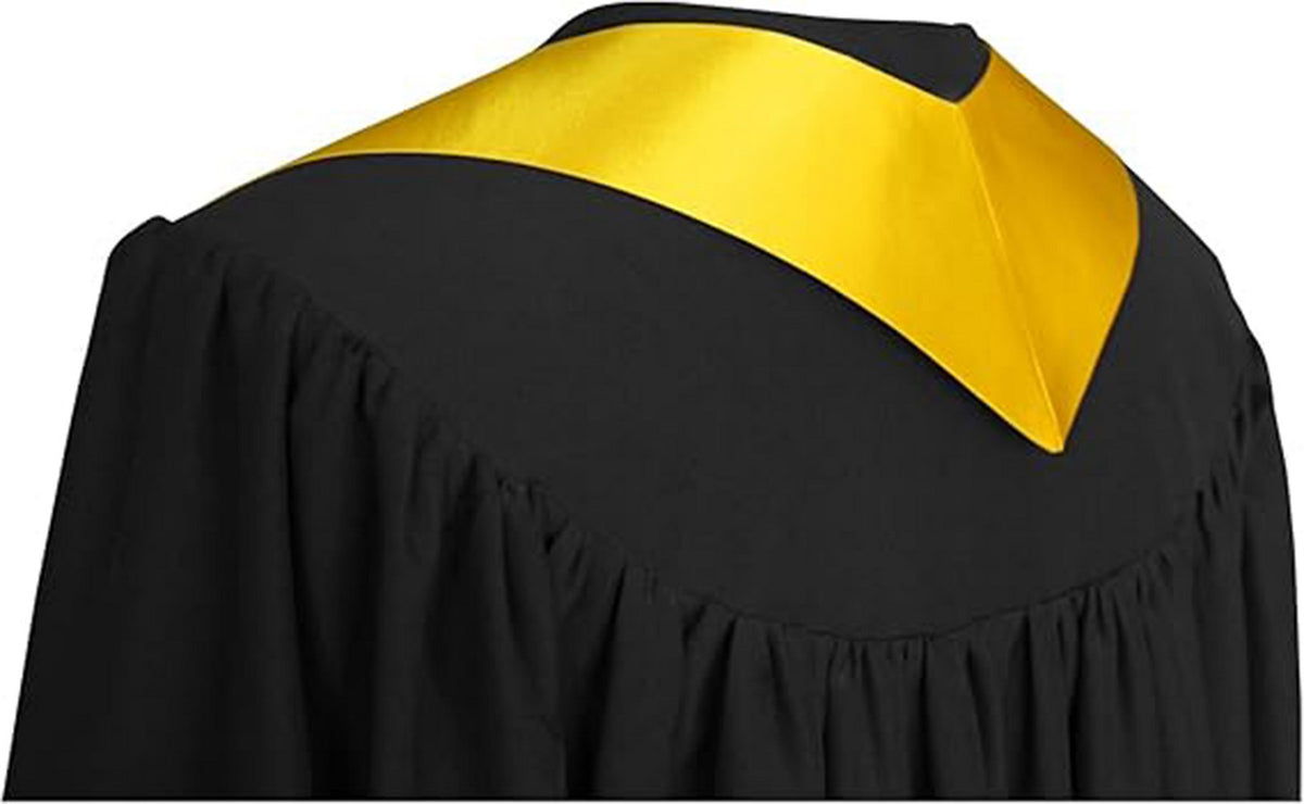 60" L Custom Embroidered Adult Unisex Graduation Honor Stole Classic End