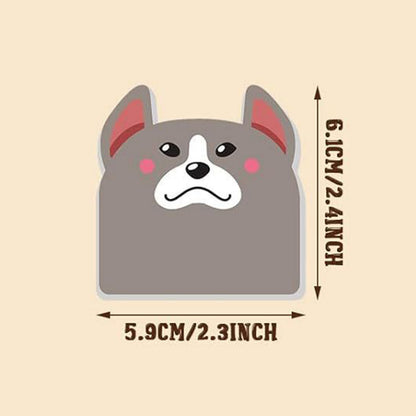 Custom 30 Sheets Paper Cute Dog Sticky Notes Notepad