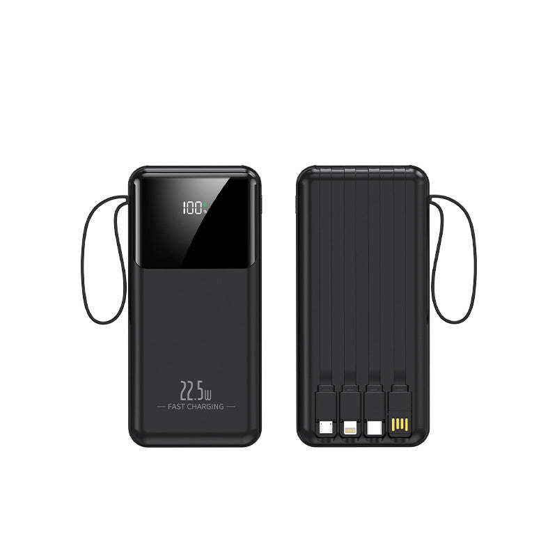 22.5W Fast Charging 10000 mAh Power Bank Cable Power Bank