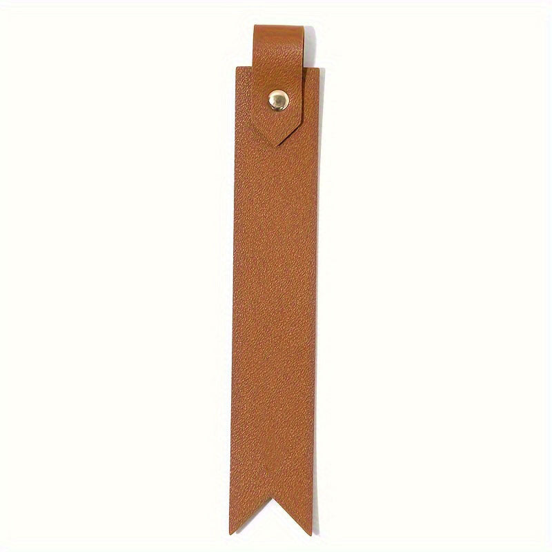 PU Leather Bookmark Classic Stitched Bookmark Page Markers Reading Gifts