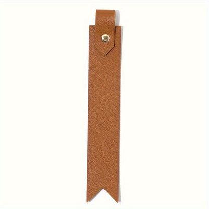 PU Leather Bookmark Classic Stitched Bookmark Page Markers Reading Gifts