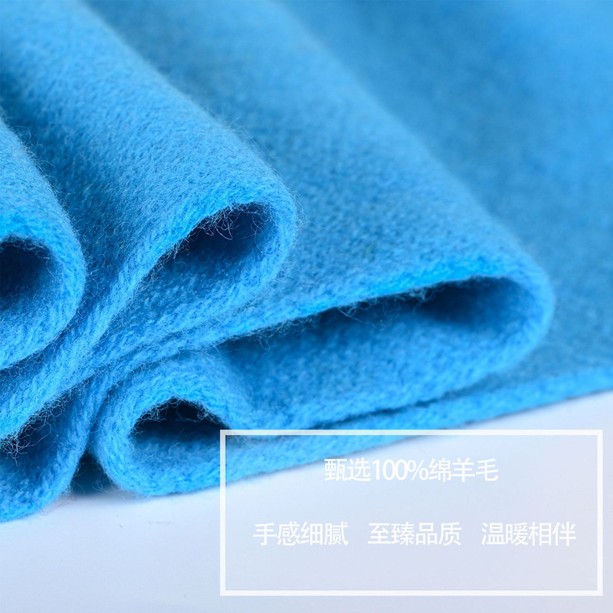 63'' 100% Lamb Wool Plain Scarf Solid Color Wool Scarf Knitted Scarf for Men and Women
