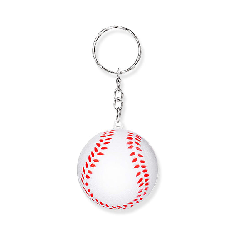 1 1/2" Baseball Stress Reliever Key Chain