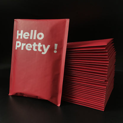 6.5 x 7.9" Red Kraft Bubble Mailer Self Seal Padded Envelopes for Shipping/ Packaging/ Mailing
