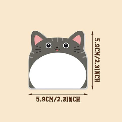 Custom 30 Sheets Adhesive Cute Cat Post Notes Sticky Notes