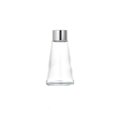 2.7 oz. Minimalist Tapered Rattan Aromatherapy Glass Empty Bottle
