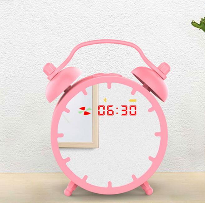 LED Alarm Clock Stereo Wireless Speaker Player