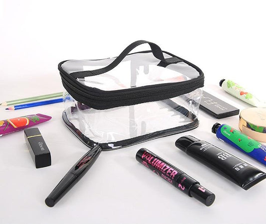 Transparent Travel Storage Pouch Toiletry Bag (Small)