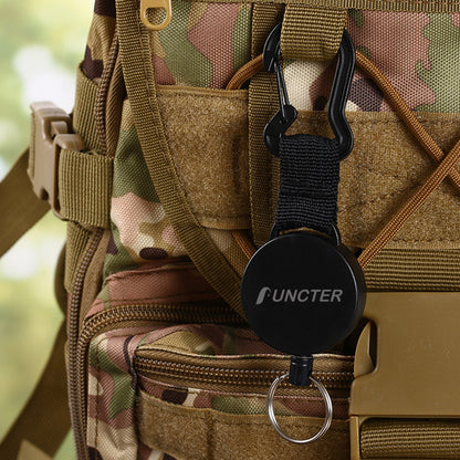 Outdoor Tactical ID Badge Reel Retractable Keychain