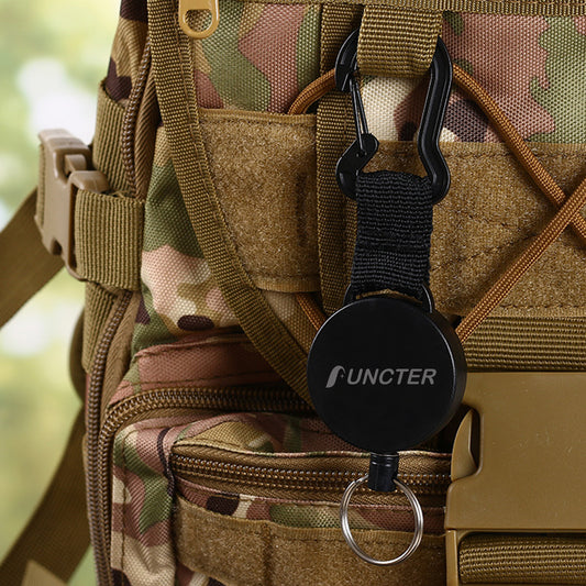 Outdoor Tactical ID Badge Reel Retractable Keychain