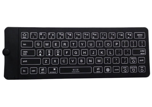 65 Keys Portable Wireless Silicone Keyboard
