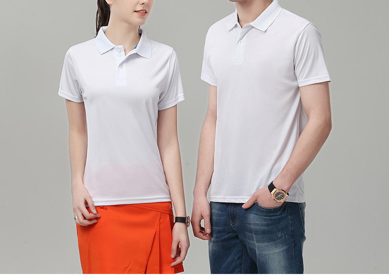 Men's 6 oz. Regular-fit Short-Sleeve Polyester Lapel Polo Shirt
