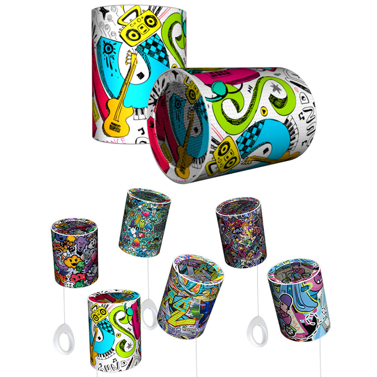 Custom Full Colors Imprint Stereo TWS Wireless Speaker