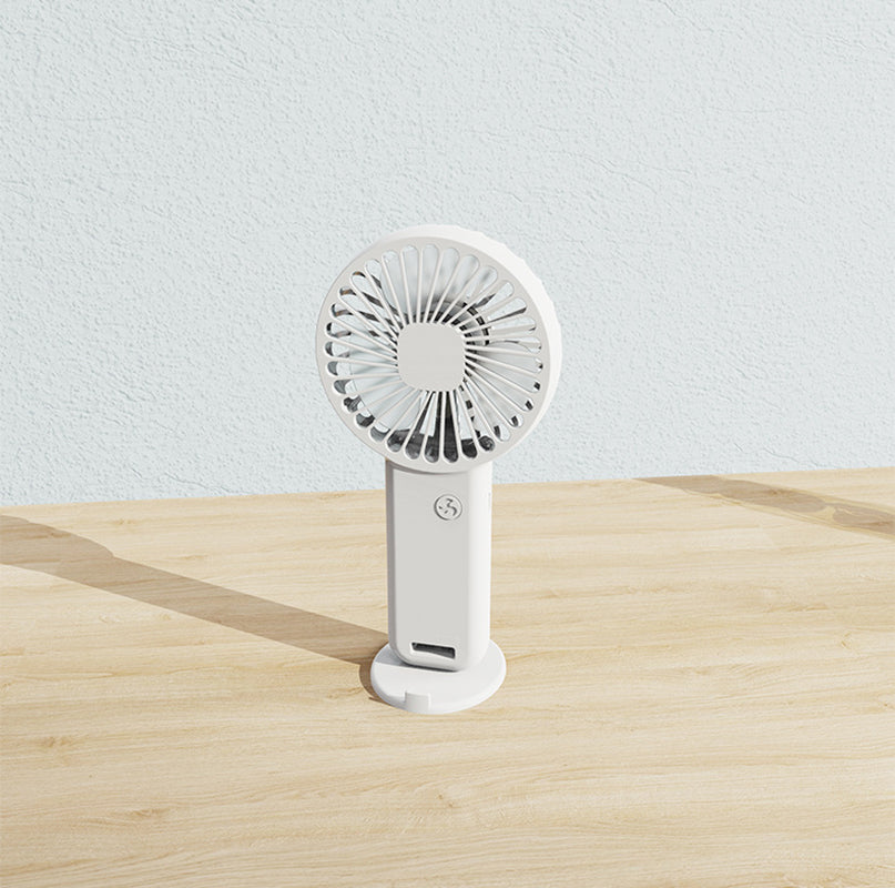 Mini USB Rechargeable Handheld Fan Phone Holder Desk Fan