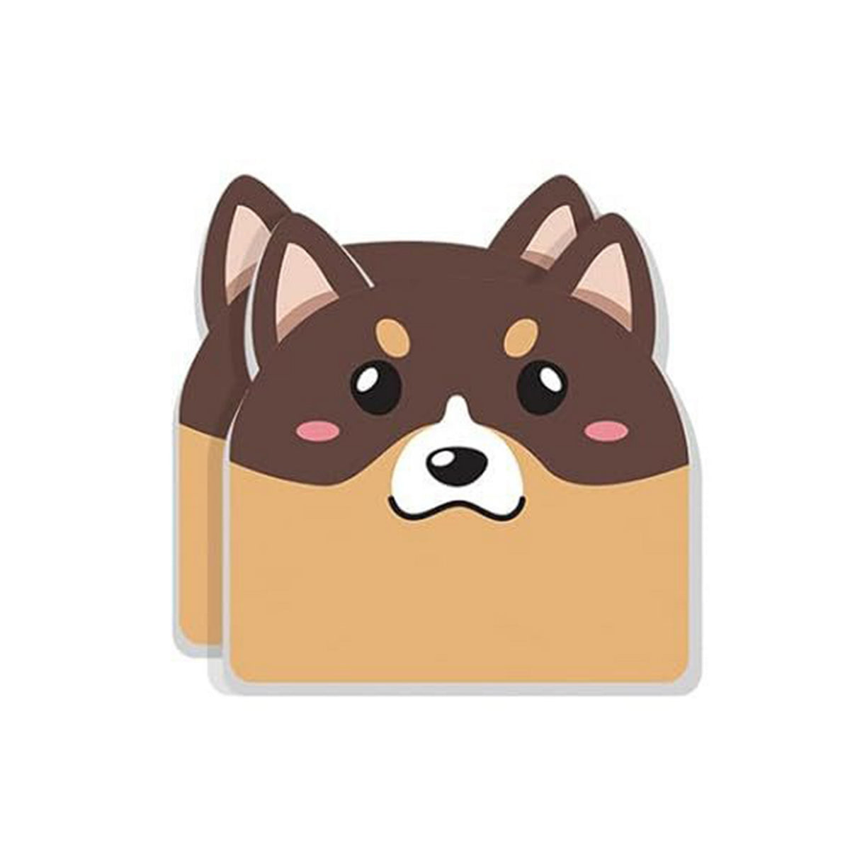 Custom 30 Sheets Paper Cute Dog Sticky Notes Markers Notes