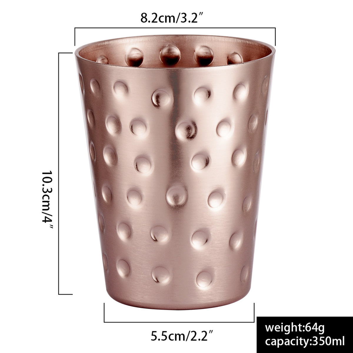 12 Oz. Reusable Aluminium Bourbon Cup Drinking Glass for Home, Kitchen, Bar