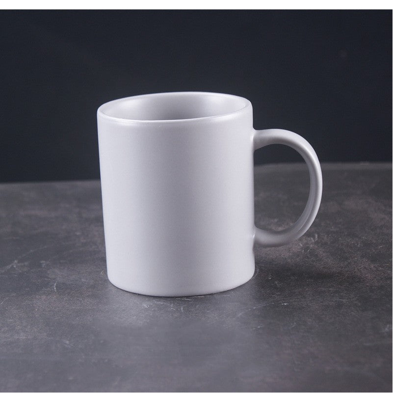 11 Oz. Frosted Matte Ceramic Mug Coffee Mug - Full color Heat Transfer