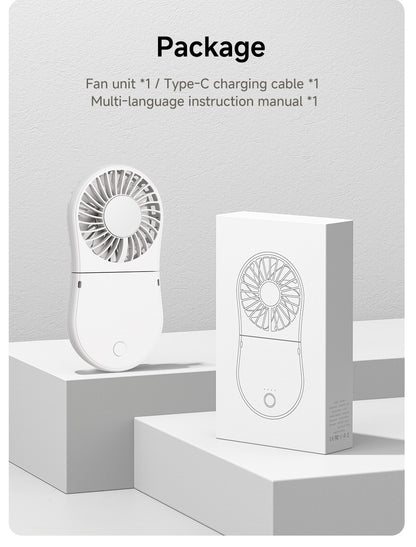 Ice Cooling Portable Mini Foldable Handheld Fan Desktop Fan