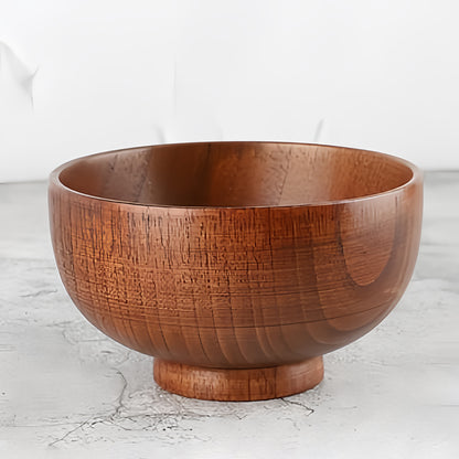 11 oz. Jujube Wood Rice Bowl & Salad Bowl - Customizable Option