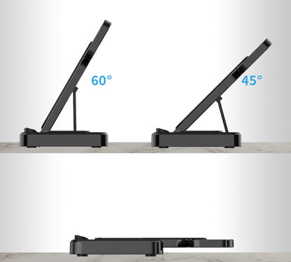 Foldable Wireless Charger Station Magnetic Wireless Charger W/A Charger Plug