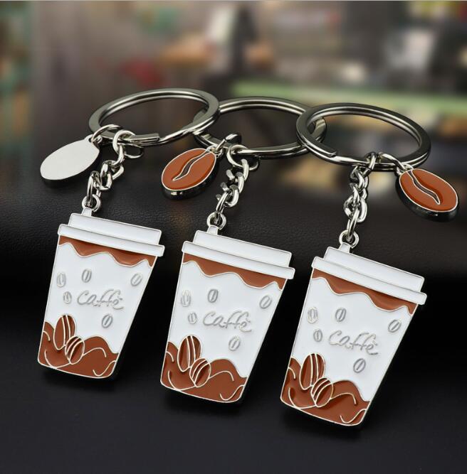 Coffee Cup Shaped Key Chain