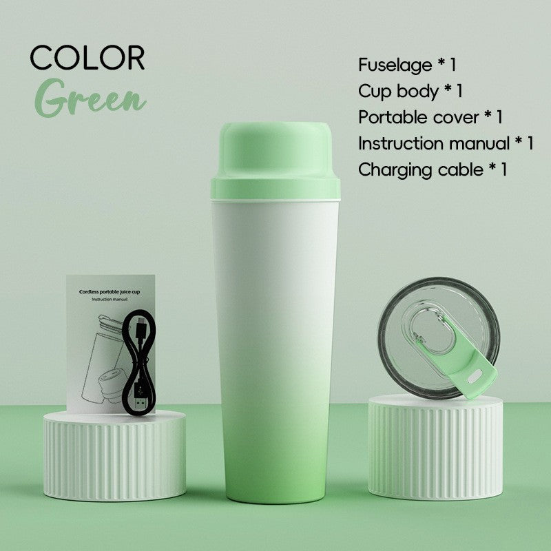 Portable Blender Stainless Steel Cup Electric USB Juicer Blender For Shakes Smoothies And Juice