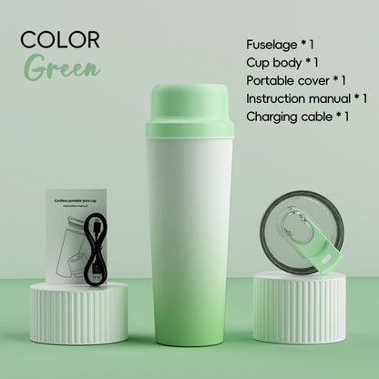 Portable Blender Stainless Steel Cup Electric USB Juicer Blender For Shakes Smoothies And Juice