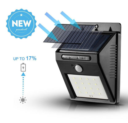 Water-resistance Solar Light Wireless 16 LED Motion Sensor