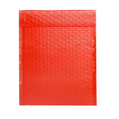 6.5 x 8.7" Red Poly Bubble Mailer Self Seal Padded Envelopes for Shipping/ Packaging/ Mailing