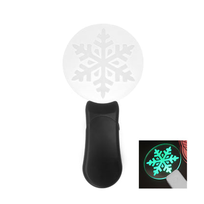 Snowflake Glow Stick Custom Acrylic Glow Sign Handheld Light Up Stick
