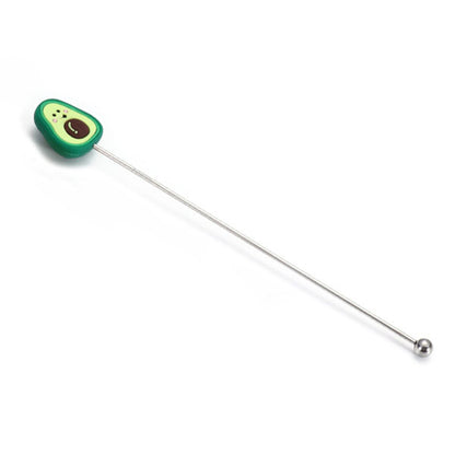 7.68 L Stainless Steel Avocado Top Beverage Stirrers Coffee Stick