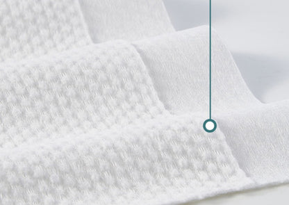 Disposable Wood Pulp Plant Fiber Towel, Eco-Friendly Soft Absorbent for Hotel Travel 12x20"