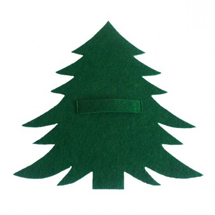 Tableware Holder Knifes Forks Silverware Pouch Pockets Christmas Tree Table Decorations Centerpieces