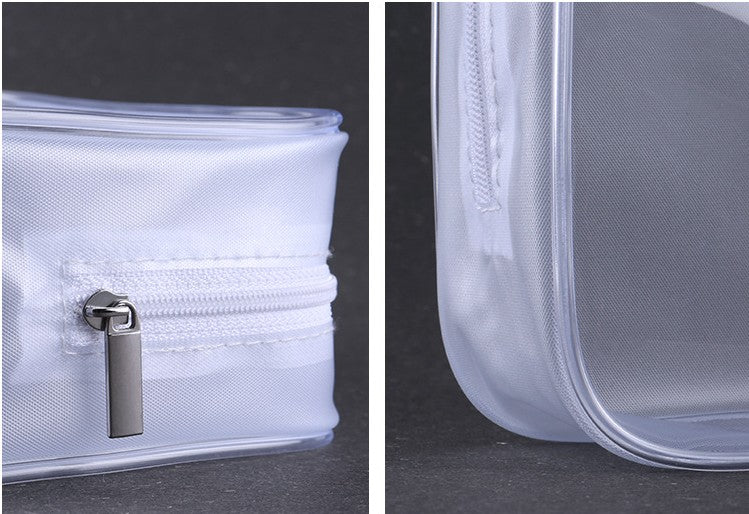 Portable Clear Makeup Pouch 4.33''L 1.77''W 4.13''H (Small)
