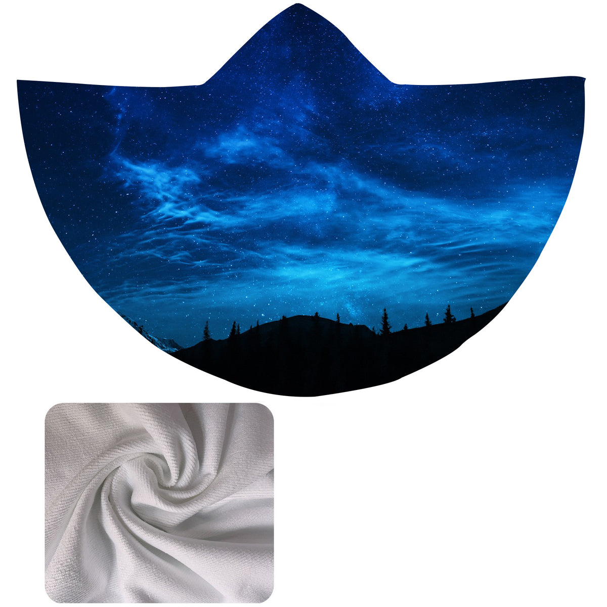 51 x 39.4" Hooded Beach Towel Surf Poncho#3
