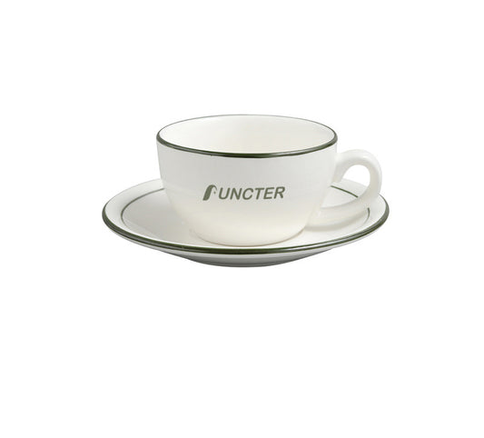 8.5 Oz./250ml Ceramic Cup & Saucer Set