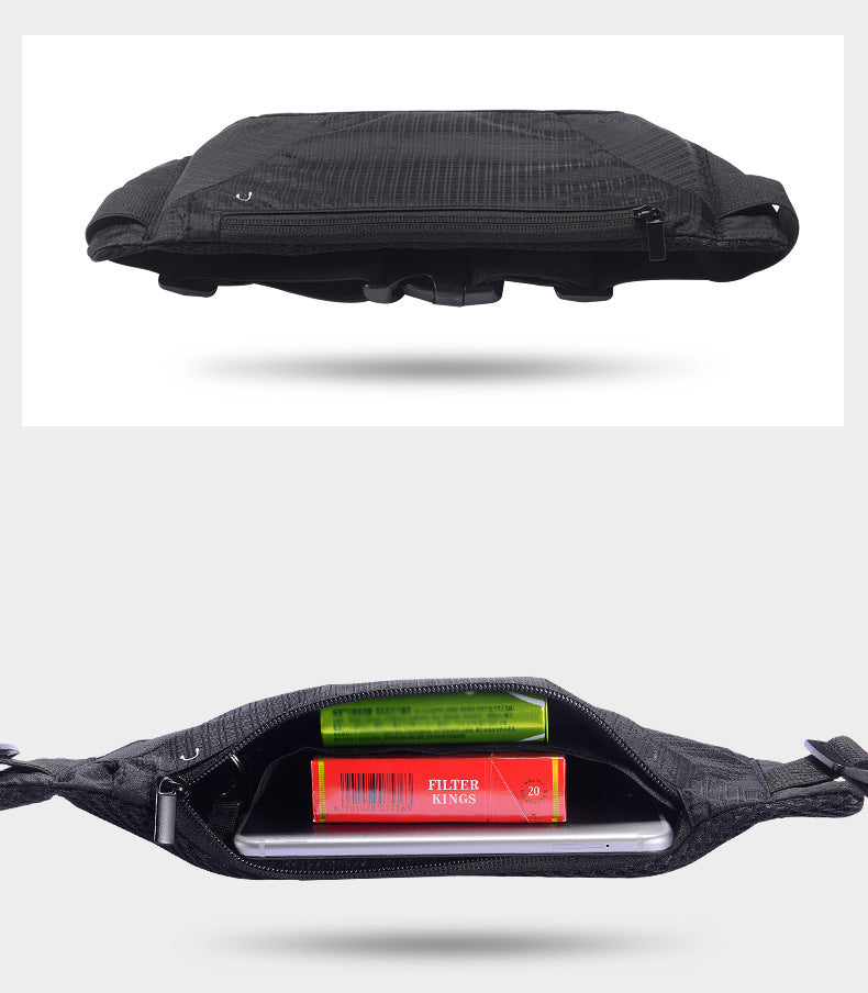 Outdoor Sports Water Resistant Nylon Fanny Pack For Running Hiking Cycling