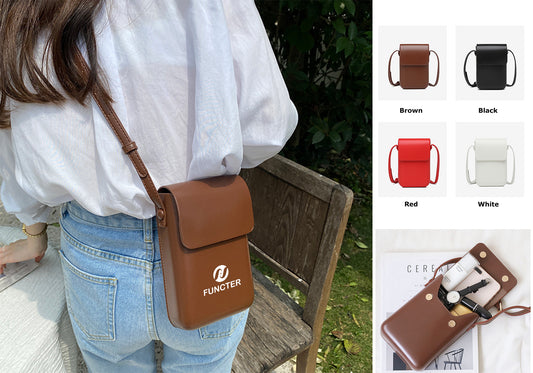 PU Leather Cell Phone Purse Bag Small Crossbody Bag Mini Messenger Bag Wallet Bag Shoulder Handbag