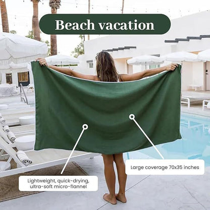 Microfiber Thin Lightweight Beach Towel