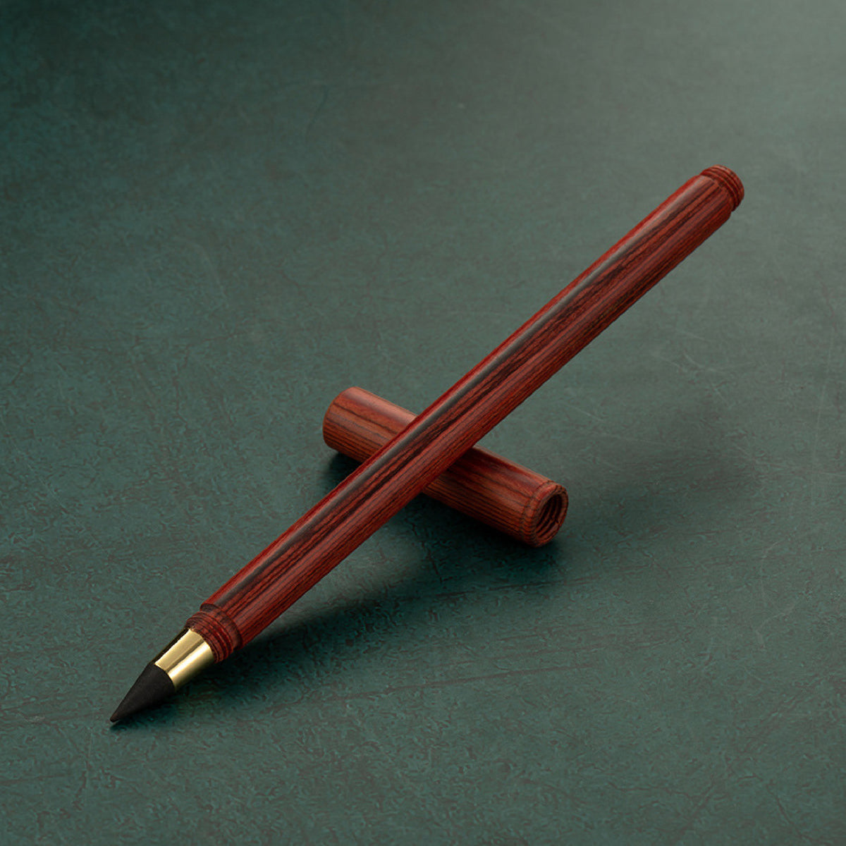 Magical Wooden Eternal Pencil Reusable Everlasting Pencil with Cap